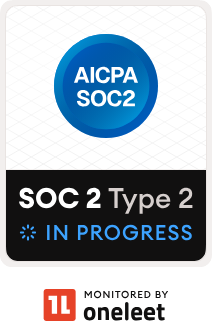 SOC 2 Type 2 — in progress (monitored by Oneleet)